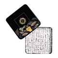 Double Roasted Turkish Delight Gift Metal Box – Pistachio Filled, Powdered Sugar Coated – 800g (28.21 oz) - Exporgin - Global Shopping Site