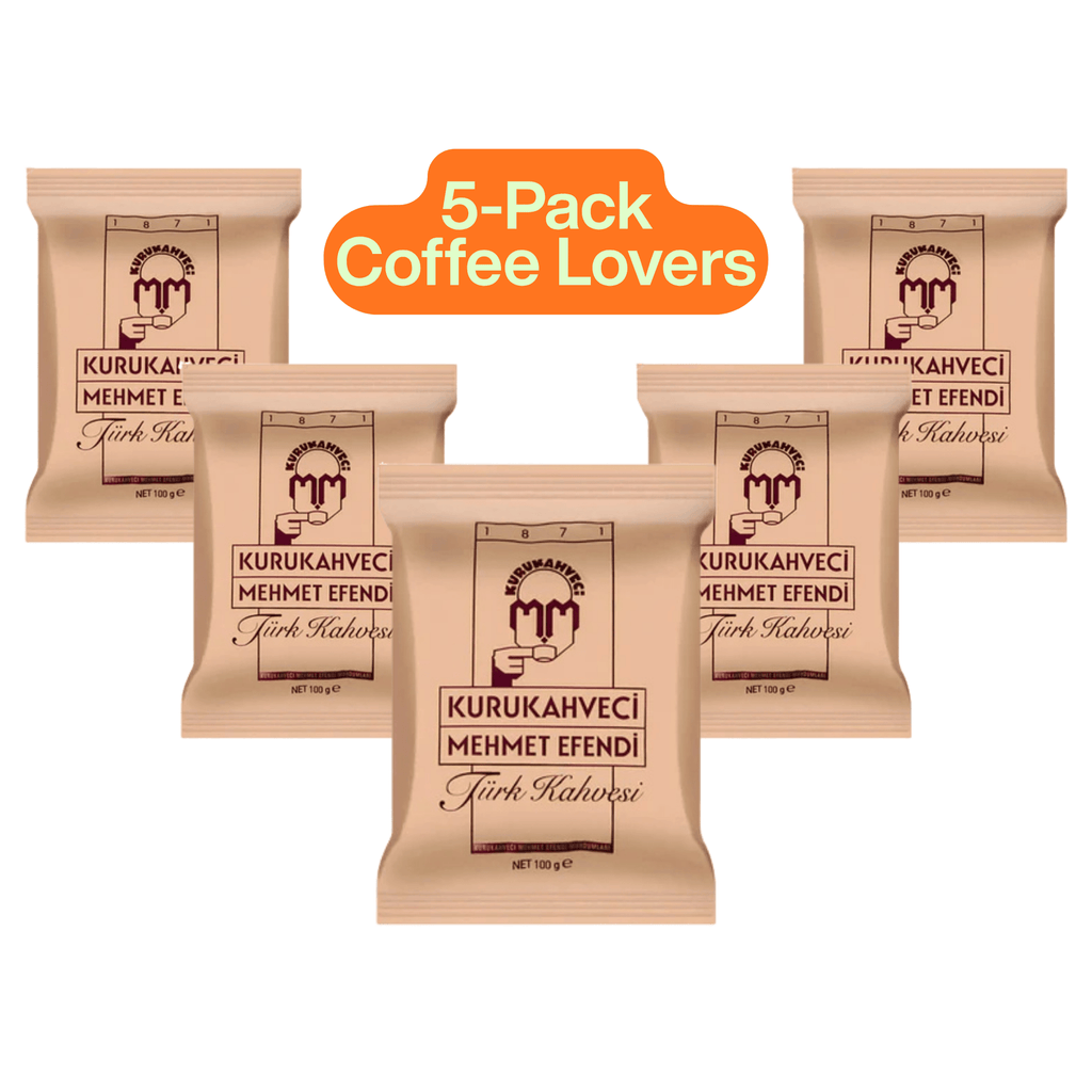 Kurukahveci Mehmet Efendi Turkish Coffee 100gr – Authentic Rich Aroma & Bold Flavor – Traditional Ground Roast - Exporgin | Türkiye Comes to You