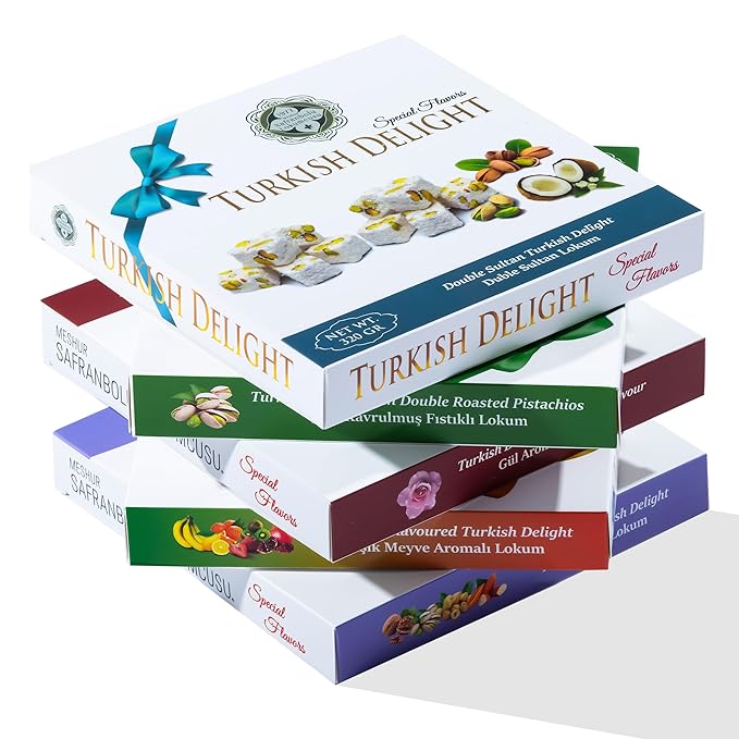 Special Mix Turkish Delight 320g (11.29 oz) - Exporgin | Türkiye Comes to You